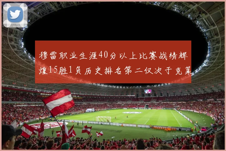 穆雷职业生涯40分以上比赛战绩辉煌15胜1负历史排名第二仅次于克莱的完美19胜0负